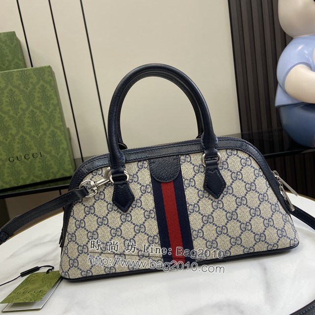 Gucci專櫃古馳最新款Ophidia系列小號手提包肩背腋下包 jh2265型號：795249